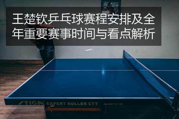 王楚钦乒乓球赛程安排及全年重要赛事时间与看点解析